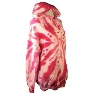 TIE DYE GOOLDSHEEP HOODIE PINK SIZE M FRANEL
